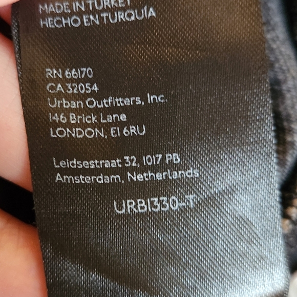 BDG Urban Outfitters Jeans High Rise Baggy Black Skater Sz 26 Destroyed #URB1330 - Picture 4 of 5